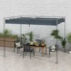 Outsunny Pakaitinis stogas pavėsinei, 3 x 2,5 m - Tamsiai pilka