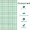 "Outsunny" pakaitinis tentas sodo šiltnamio tuneliui 9 m², tento matmenys 3L x 3B x 2H m PE anti-UV vandeniui atsparus 6 langai + susukamos užtrauktuku užsegamos durys Žalias
