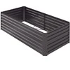 Outsunny pakelta lova iš plieno, sodinimo lova šalto rėmo sodo lova gėlių dėžutė prijungiama, sodinimo dėžutė sodinukas daržovių lova 180x90x60cm sodui balkonas terasa, sodo grotelės gėlėms, augalams, vaisiams