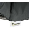 Lauko baldų komplektas "Outsunny" papasano fotelis Pintas fotelis fotelis su pagalvėle 360 laipsnių rotango pilkos spalvos W87 x D97 x H86 cm