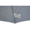 Outsunny Paplūdimio skėtis su šoniniu skydeliu, poliesteris, mėlynas, 2,2x2,2 m