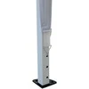 "Outsunny" pavėsinė 2,95x2,95 m iššokanti sulankstoma pavėsinė, apsauga nuo UV spindulių, sulankstoma, plienas+Oxford, balta