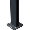 "Outsunny" pavėsinė 4x3 m sodo pavėsinė, reguliuojamo aukščio, apsauga nuo saulės, aliuminis, pilka