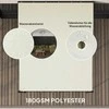 "Outsunny" pavėsinė su stogu, vandeniui atsparus paviljono stogelis, laisvai pastatomas sodo paviljonas terasos paviljono stogelis terasos sodo saulės apsaugai, maždaug 2,5x3x2,5 m, kreminės spalvos, baltas