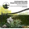 "Outsunny" pavėsinė su stogu, vandeniui atsparus paviljono stogelis, laisvai pastatomas sodo paviljonas terasos paviljono stogelis terasos sodo saulės apsaugai, maždaug 2,5x3x2,5 m, kreminės spalvos, baltas