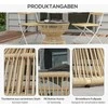 Outsunny Pintas lauko kavos staliukas Ø60 cm