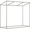 Outsunny plėvelinis šiltnamis su susukamosiomis durimis ir šoniniu langu, 200x68x196 cm, atsparus vėjui, plienas ir PE, baltas