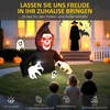 Outsunny Pripučiama Helovino dekoracija, Šešėlių žmogus, LED lemputės, pripūtiklis, laidas