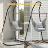 Outsunny Reguliuojamo aukščio pakabinamo krėslo stovas iki 150 kg