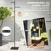 "Outsunny" saulės grindų lempos rotango saulės lempos su šviesos jutikliu 3 žibintai Automatinis boho stiliaus saulės šviesos IP44 vandeniui atspari saulės lempa Lauko lempa Saulės žibintas sodo balkonui Lauko vejos kiemas