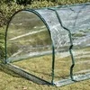 Outsunny šiltnamis su durimis, daigykla, augalų auginimui, plienas, PVC, 250x100x80 cm