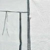 Outsunny šiltnamis su PE tinklelio plėvele, durimis, žiemai atsparus plieno plėvelinis šiltnamis, šiltnamis balkonui, sodui, pomidorų namelis 101 x 50 x 150 cm, šiltnamis pomidorams, daržovėms, gėlėms, baltas