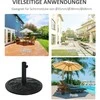 Outsunny Skėčių stovas 13 kg, Ø35/Ø38/Ø48mm skėčiams