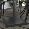 Outsunny skėčio nuo saulės stovas, skėčio laikiklis, skėčio pagrindas 13 kg, Ø35/38/48 mm, metalas + cementas, juodas, 40 x 40 x 43 cm