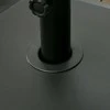"Outsunny" skėčių stovas su ratukais Skėčių stovas Ø38/48 mm stulpams, 43 kg vandens/60 kg smėlio, metalas