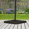 Outsunny Skėčių svoris, 4 dalių skėčių svoriai, galima pripildyti 80 kg vandens arba 120 kg smėlio