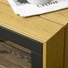 Lauko baldų komplektas Outsunny Sodo baldų komplektas 3 asmenims - tamsiai pilka + natūrali spalva