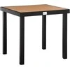 Outsunny Sodo stalas 4 asmenims, valgomojo stalas 80 x 80 x 74 cm