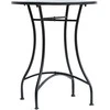 "Outsunny®" sodo stalas, balkono stalas apvalus Ø60 x H71 cm