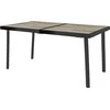 Outsunny Sodo stalas, terasos valgomojo stalas 6 asmenims 145 x 85 cm