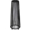 Outsunny Sodo šviestuvas su šviesos jutikliu, automatinis LED, juodas, 21,5 x 21,5 x 61 cm