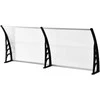 Outsunny Stogelis lauko durims 75x195x23 cm