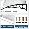Outsunny Stogelis lauko durims 90 x 295 cm