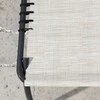 Outsunny sulankstomas gultas, sodo gultas, 4 padėčių reguliuojamas atlošas, plieno rėmas, tinklinis audinys, smėlio spalvos, 197 x 58 x 76 cm