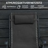 "Outsunny" sulankstomas sodo gultas su pagalve, 5 padėčių reguliuojamo atlošo gultas, oro sąlygoms atsparus kempingo gultas, sodo gultas iki 120 kg keliamosios galios, skirtas sodui, lauko paplūdimiui, juodas