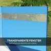 "Outsunny" sulankstomas vėjo skydas su šviesos šaltiniu, lango kaiščiais, virvėmis, virvėmis, vėjo apsaugine tvora paplūdimio vėjo skydas, skirtas kempingo apsaugai sode, paplūdimyje, terasoje 440 x 140 cm mėlyna