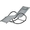 Supamasis gultas su pagalve iki 160 kg - Pilka 61 x 160 x 79 cm
