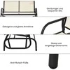 Outsunny Supamasis sodo suoliukas, kreminis 120 x 70 x 85 cm