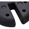 Outsunny Švenčių palapinės svoris, paviljono svoris iki 5kg, HDPE plastikas, juodas, Ø25x6cm