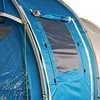 Outsunny tunelio formos palapinė, 4 asmenims, kempingo palapinė su 2 kambariais, apsauga nuo UV spindulių, langai, krepšys nešiojimui, 2000 mm atsparumas vandeniui, mėlyna