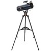 Outsunny teleskopas su veidrodžiais, 114 mm objektyvas, 2 okuliarai, ieškiklis, aliuminis, tamsiai mėlynas