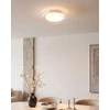 Pakabinamas šviestuvas Beliani LED lubinis šviestuvas NITH su reguliatoriumi stiklinis skaidrus