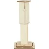 "PawHut 3-in-1" draskyklė, 87 cm draskyklė, sizalio draskyklė katėms su kamuoliuku, draskyklė katėms, kačių draskymo baldai, vidaus, ąžuolinė