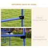 Pawhut Agility kliūčių rinkinys, slalomo lazdos, šunų dresavimo rinkinys, 4 x kliūtys, 99x65x94cm