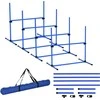 Pawhut Agility kliūčių rinkinys, slalomo lazdos, šunų dresavimo rinkinys, 4 x kliūtys, 99x65x94cm