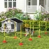 PawHut agility rinkinys šunims 5 dalių užpildoma agility įranga šunų mokymui kliūčių rinkinys su reguliuojamo aukščio kliūtimis krepšys mokymo reikmenys koordinacijos mokymas žaidimų mokymui