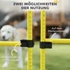 PawHut agility rinkinys šunims 5 dalių užpildoma agility įranga šunų mokymui kliūčių rinkinys su reguliuojamo aukščio kliūtimis krepšys mokymo reikmenys koordinacijos mokymas žaidimų mokymui