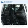 PawHut universalus reguliuojamas bagažinės pertvaros tinklelis, automobiliui, plieno, 89-150x76-124 cm