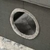 PawHut Cat Cave Jaukus namelis katėms su dvejomis durelėmis, pagalvėle, gultas katėms iki 5kg, poliesteris, pilkos spalvos