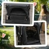 "PawHut Dog Buggy" vežimėlis mažiems šunims ir katėms Pet Stroller Cat Stroller Oxford Juodas 76,5 x 52 x 95 cm