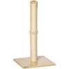 PawHut draskyklė-stulpas, sizalio draskymo stulpas katėms, stabilus, su kamuoliuku, 60 cm, medžio drožlių plokštė, smėlio spalvos ir ąžuolo