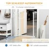 "PawHut" durų varteliai šunims ir kūdikiams, be gręžimo, su automatiniu uždarymu, 74-80 cm, apsauga nuo laiptų