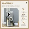 PawHut kačių draskyklė 99 cm su katės guoliu, žaidimų kamuoliuku ir platformomis