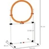 Pawhut Šunų šokinėjimo ringas agilitų treniruotėms 74,5x66x91cm