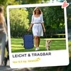 PawHut šunų vežimėlis lengvas aliumininis vežimėlis šunims ir katėms iki 10 kg sulankstomas katės vežimėlis su pagalvėlėmis tinkliniai langai durelės krepšys katės vežimėlis vežimėlis tamsiai mėlynas