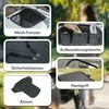 PawHut šunų vežimėlis šunų vežimėlis sulankstomas dideliems šunims ir katėms iki 30 kg kačių vežimėlis su pagalvėlėmis tinkliniai langai durelės laikymo krepšys kačių vežimėlis su saugos pavadėliais, stabdžiais, vežimėlis pilkos spalvos